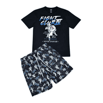 Genuine Mens Fight Club IV Tshirt Short Set Streetwear Fashion