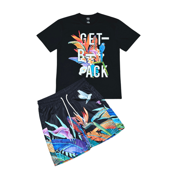 Genuine Mens Get Back Tshirt Short Set Streetwear Fashion