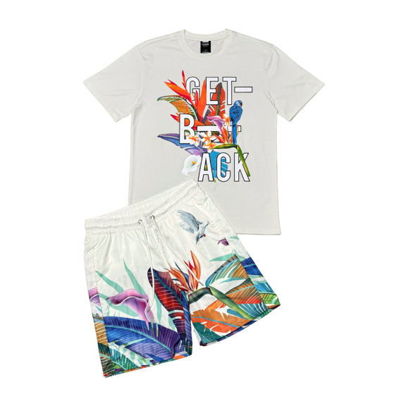 Genuine Mens Get Back Tshirt Short Set Streetwear Fashion