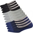 thumbnail image 1 of Genuine Mens No Show Socks, Loafer Sneakers Low Cut Cotton Socks With Non Slip Grips, 1 of 5