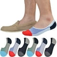 thumbnail image 1 of Genuine Mens No Show Socks, Loafer Sneakers Low Cut Cotton Socks With Non Slip Grips, 1 of 5