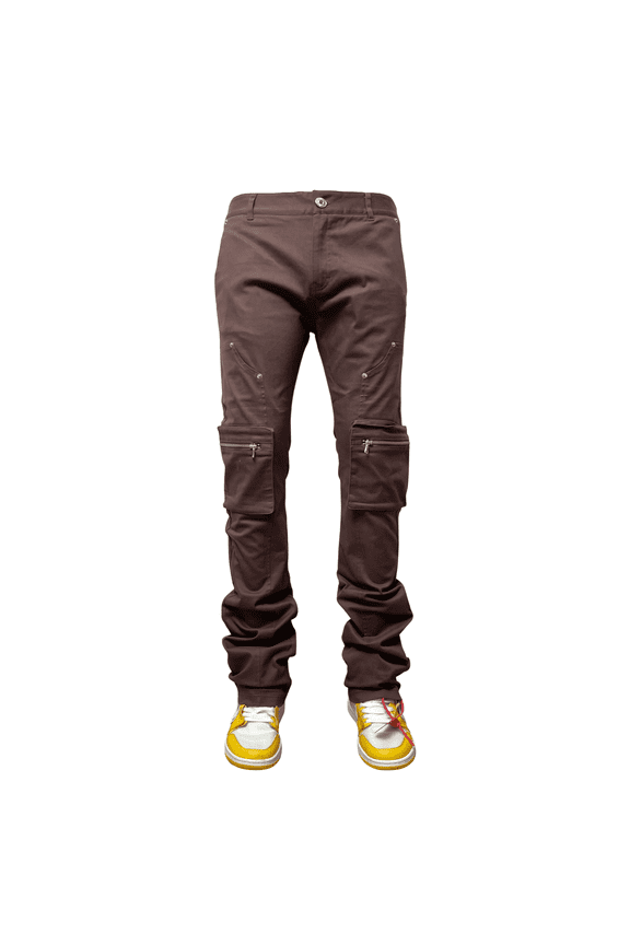 Genuine Mens Twill Stack Pants Streetwear Fashion