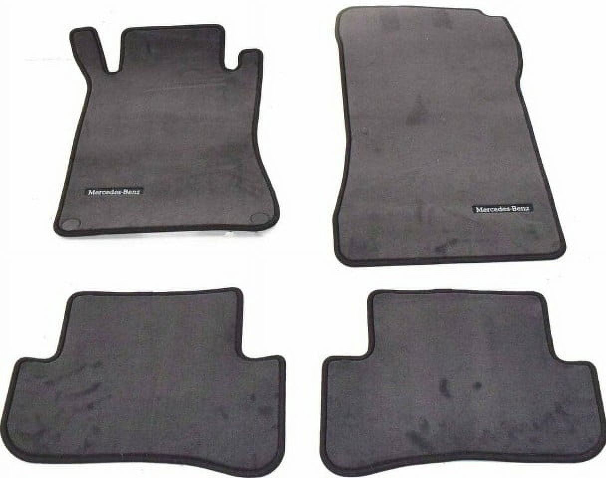 Genuine Mercedes-Benz C230 Floor Mat Set Carpeted (2002-2007) OE 66290007