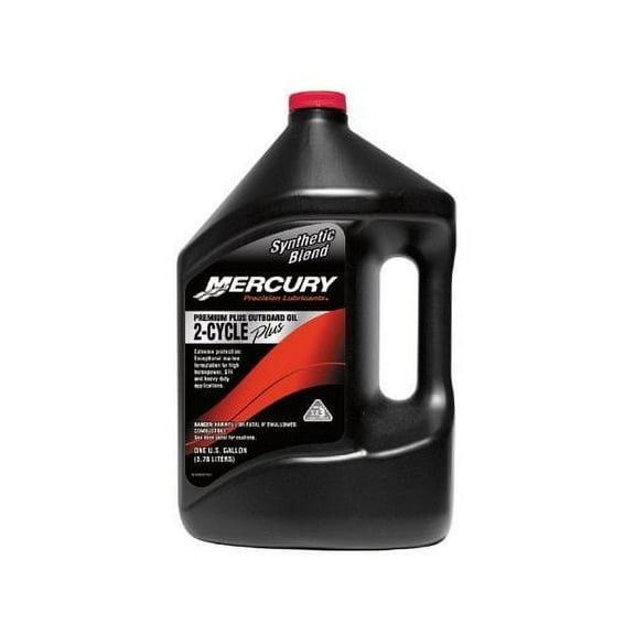 Genuine Mercury Premium Plus 2-Stroke Synthetic Blend Oil Gal - 858027K01 by Mercury