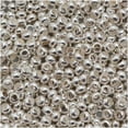 thumbnail image 1 of Genuine Metal Seed Beads 11/0 Silver Plated 16 Grams, 1 of 1