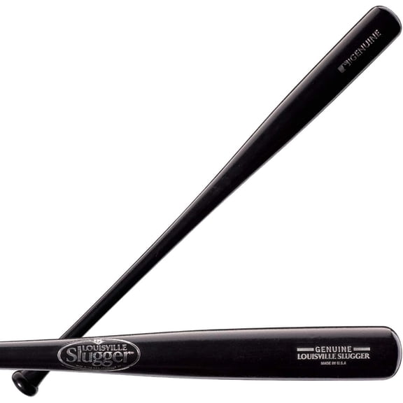Genuine Mix Black Baseball Bat - 34" Cupped Series 3X Wood Clear Finish