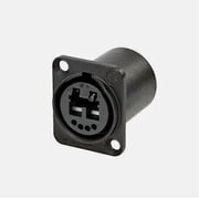 Genuine NEUTRIK NO2-4FDW-1-A OPTICALCON IP65 Fiber Chassis Connector, D Panel