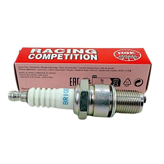 Genuine NGK 3830 Racing Spark Plug - BR10EG - Honda, Kawasaki, Yamaha