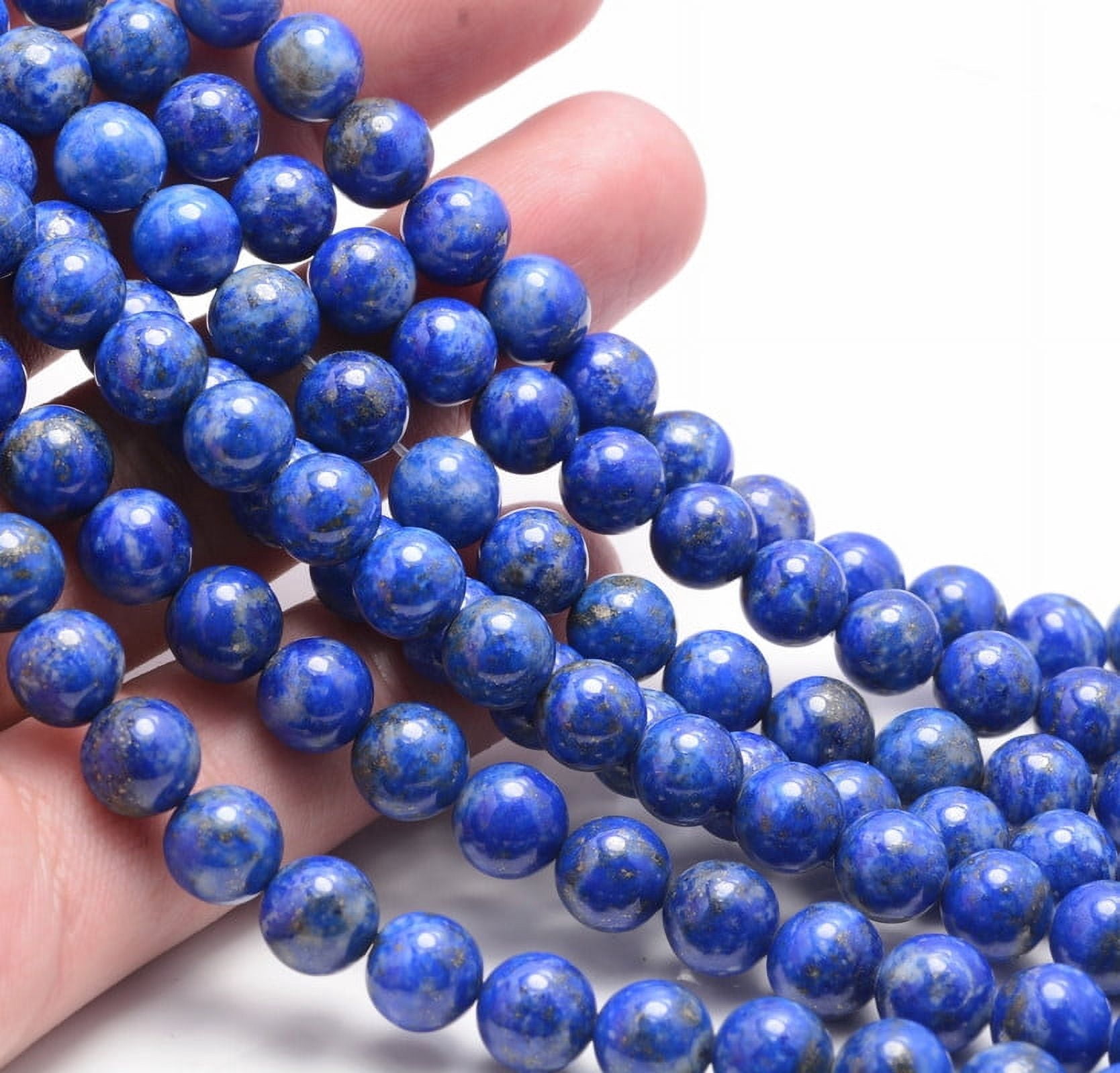 Genuine Natural Lapis Lazuli Gemstone AAA Blue Round 4mm 5mm 6mm 8mm Loose Beads By 15.5" classy Jewels