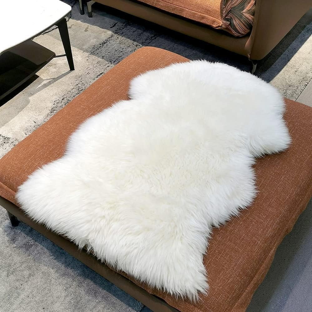 Genuine New Zealand Sheepskin Rug Locker Rug Motorcycle Seat Cover ...