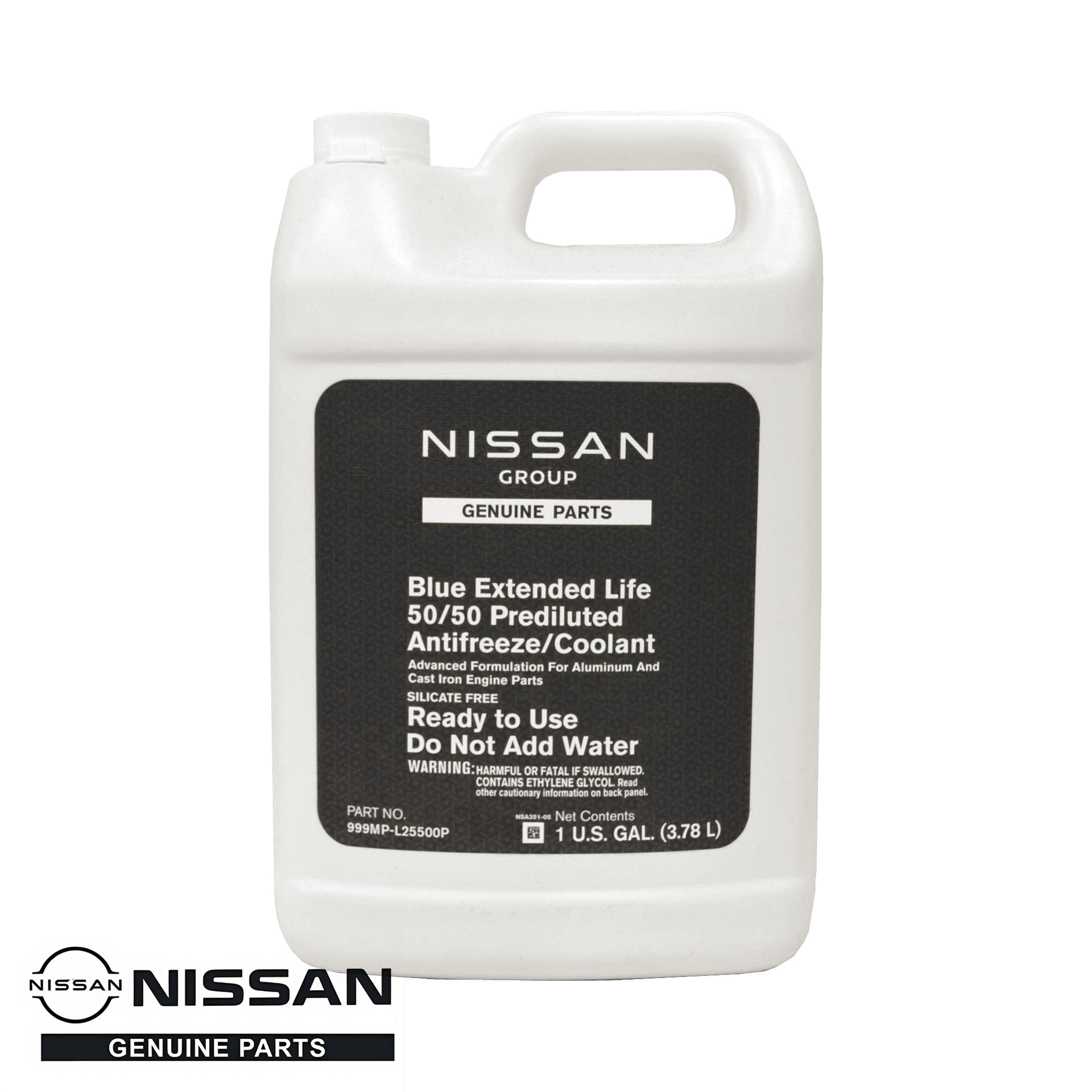 Nissan Blue Extended Life Prediluted Silicate Free Antifreeze & Coolant ...