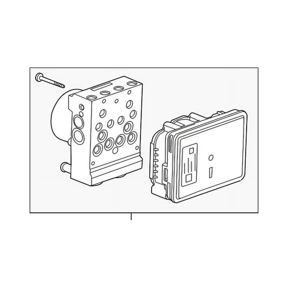 Genuine OE GM ABS Control Unit 23223284