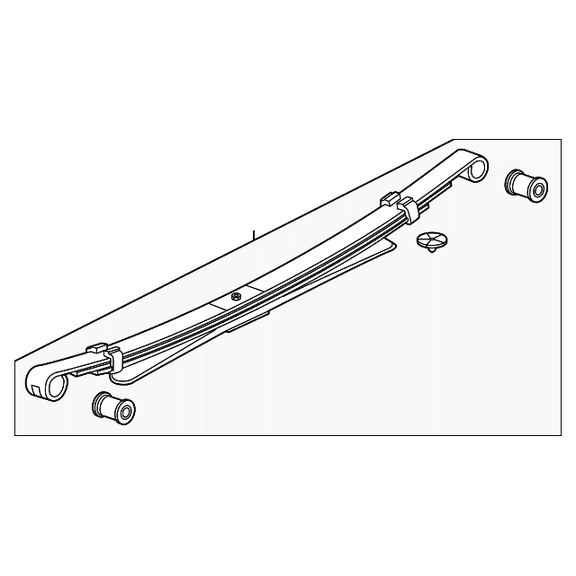 Genuine OE GM Leaf Spring 23401825