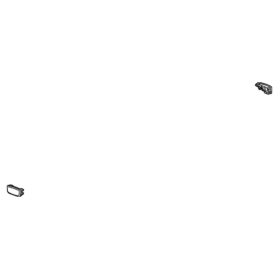Genuine OE GM Step Bar Assembly Rear Cap 22876240