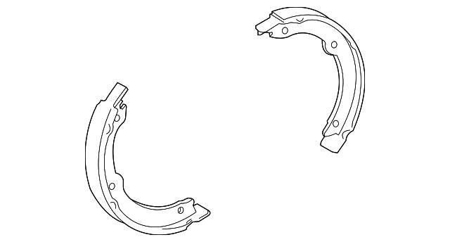 Genuine OE Toyota Park Brake Shoes 46530-34010