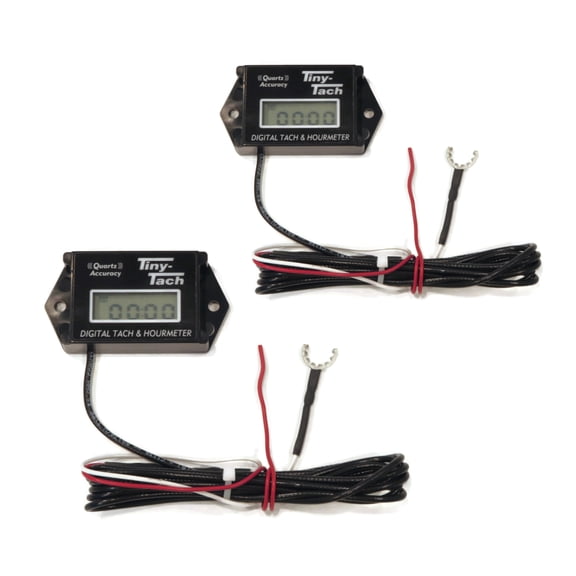 OEM (2 Pack) Gas Engine Tachometer/Hour Meter Gauge for Tiny Tach TT2B Stens 750-920