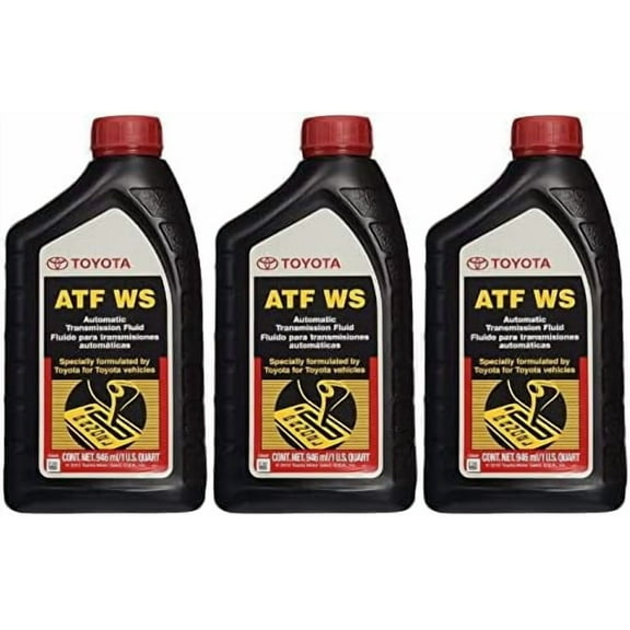 Genuine OEM ATF WS 3 Quarts Automatic Transmission Fluid (3x1 qt) For Toyota Lexus