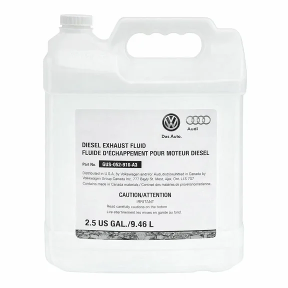 Genuine OEM Diesel Exhaust Fluid (DEF) For VW Touareg, Passat, Jetta GUS052910A3