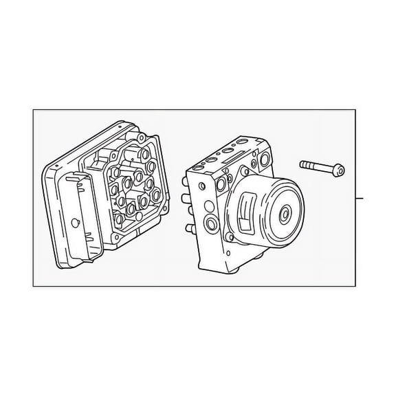 Genuine OEM GM Part # 84415216 ABS Control Unit