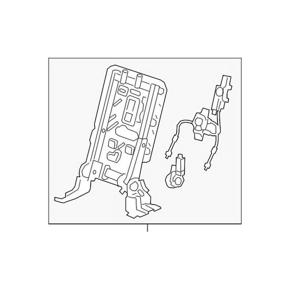 Genuine OEM GM Part # 84665329 Seat Back Frame