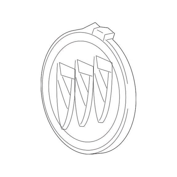 Genuine OEM GM Part # 9056279 Grille Emblem