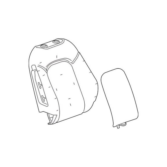 Genuine OEM GM Part # 95078003 Seat Back Pad