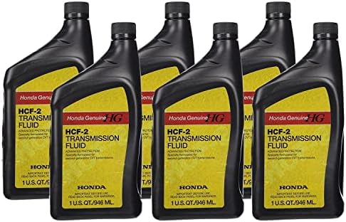 Genuine OEM HCF-2 CVT 6 Quarts Automatic Transmission Fluid (6x1 Qt) For Honda
