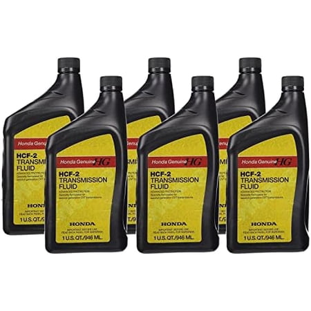 Genuine OEM HCF-2 CVT 6 Quarts Automatic Transmission Fluid (6x1 Qt) For Honda