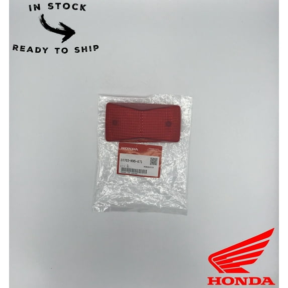 Genuine OEM Honda Rear Brake Tail Light Lens 33702-KN5-671