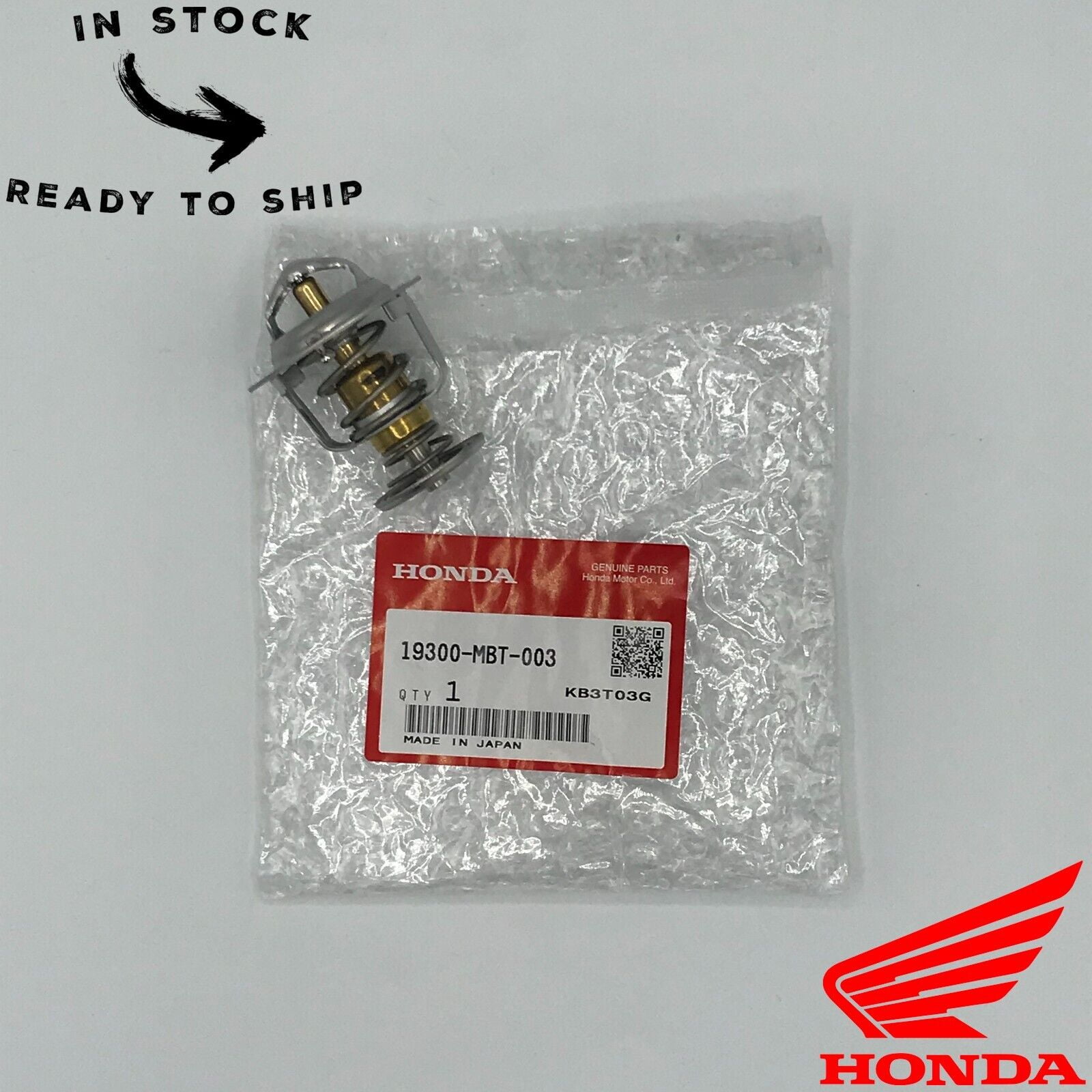 Genuine OEM Honda Thermostat 19300-MBT-003 - Walmart.com