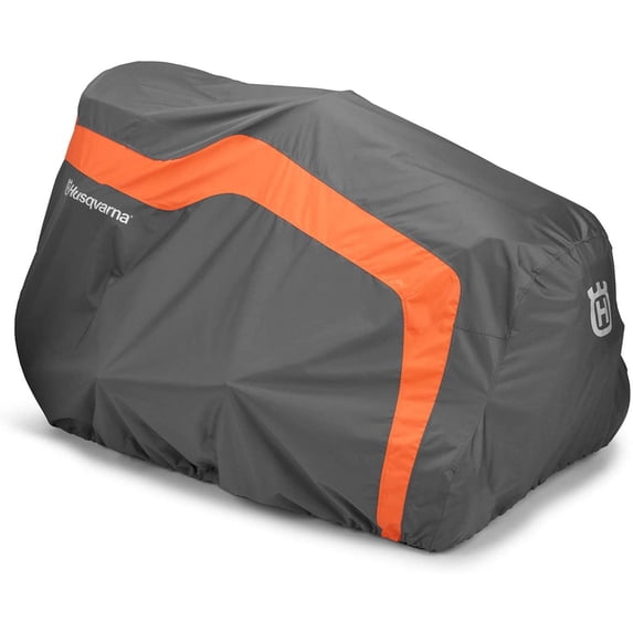 Genuine OEM Husqvarna 54" Heavy Duty Durable Weather-Resistant Tarp Cover for Riding Lawn Mowers and Lawn Tractors / 588208702