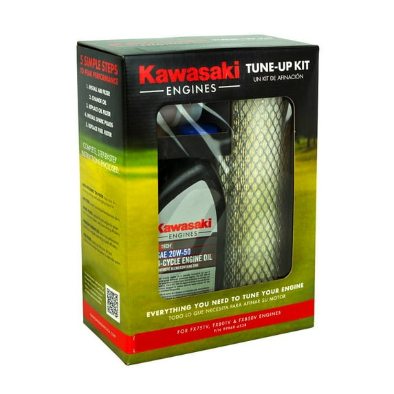 Genuine OEM Kawasaki Tune Up Kit for FX751V-AS11, FX751V-BS00, FX751V-BS05, FX751V-BS07, FX751V-CS00, FX751V-CS05, FX751V-CS07, FX751V-DS00, FX751V-DS05 Mower Engines / 99969-6420 / 99969-6538