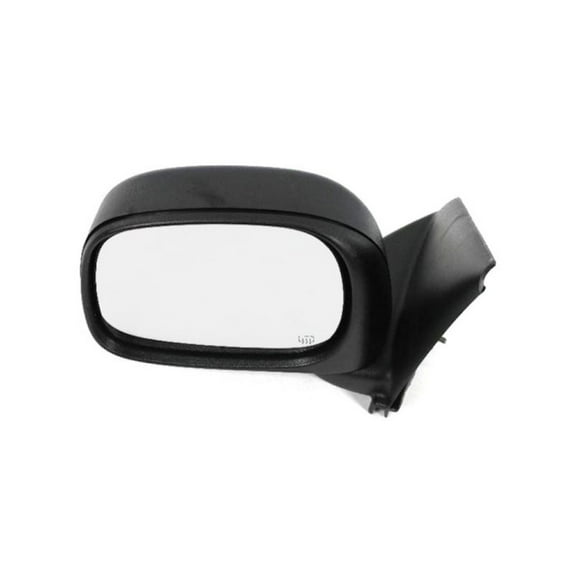 KarParts360 For Dodge Ram 2500/Ram 3500 2003-2009 Door Mirror Driver Side | Rear | Outside | Black Housing | Power | Manual | Motor Mounting Size 4 3/8 Inches | 55077441AC, 55077441AD