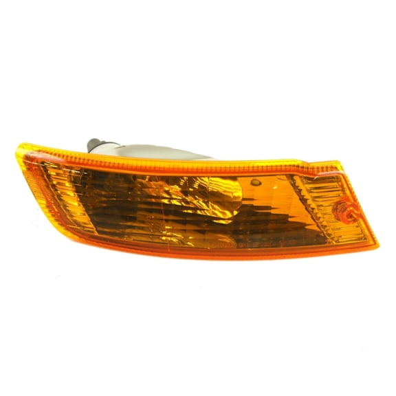 KarParts360 For Jeep Liberty 2005 2006 2007 Side Marker Light Passenger Side | Front | Amber Lens | Chrome Housing