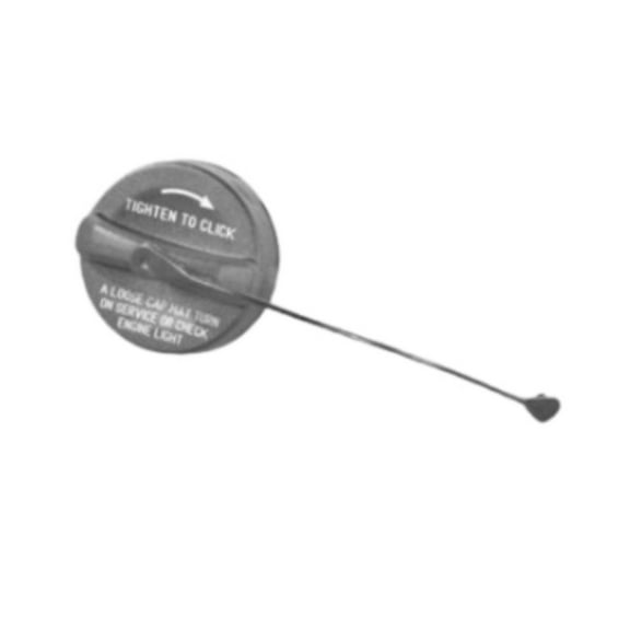 OEM Mopar For Jeep Grand Cherokee 2011 2012 2013 Fuel Filler Cap | Black | Non-Locking Quick-On | With Tether Strap