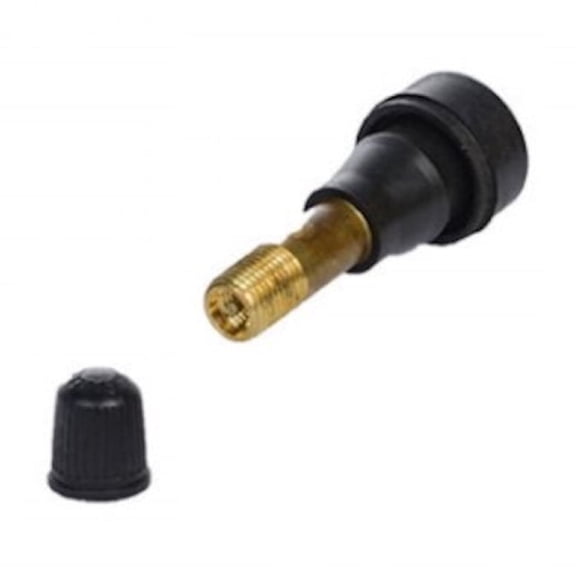 KarParts360 For Ram ProMaster 3500/ProMaster EV 2024 Tire Valve Stem | Front Or Rear | Inner Or Outer | Black | Excluded Tire Pressure Monitoring System