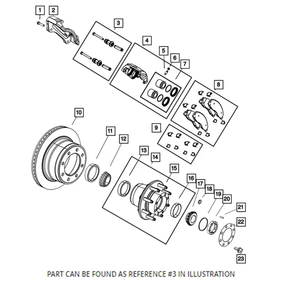 Genuine OEM Mopar Rear Disc Brake Caliper Pin For Dodge Ram 3500 Ram 2500