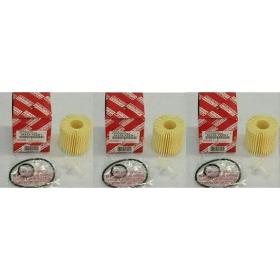 Genuine OEM Toyota Lexus Oil Filter + Drain Plug Gasket 04152-Yzza1 Set Of 3