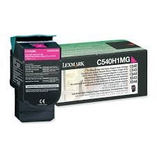 Genuine OEM brand name Lexmark Magenta High Capacity Rtn Prog. for C540/543/544 C543/544 2K Y C540H1MG