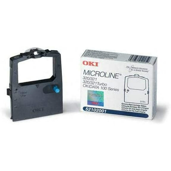 Genuine OEM brand name OKIDATA Print RIBBON for MICROLINE 100 SERIE/320/320T 52102001