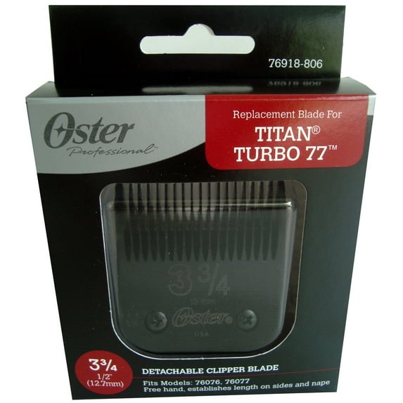 Oster Titan/Turbo 77 Replacement Blade Size: 3-3/4