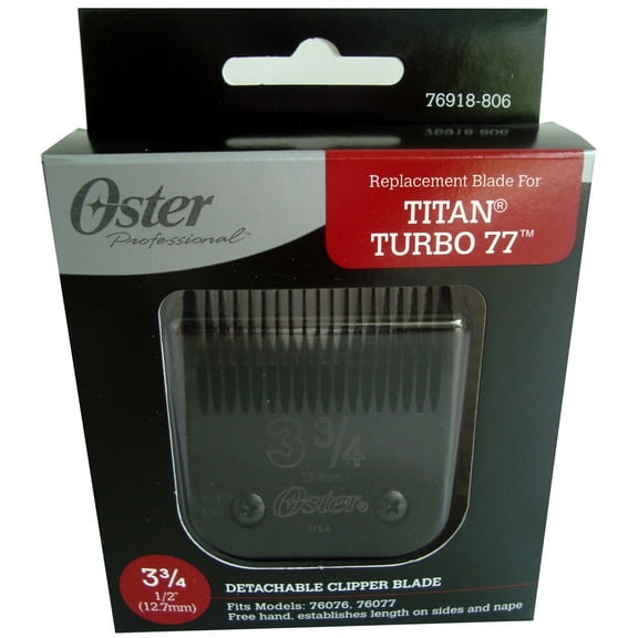 Oster Titan/Turbo 77 Replacement Blade Size: 3-3/4