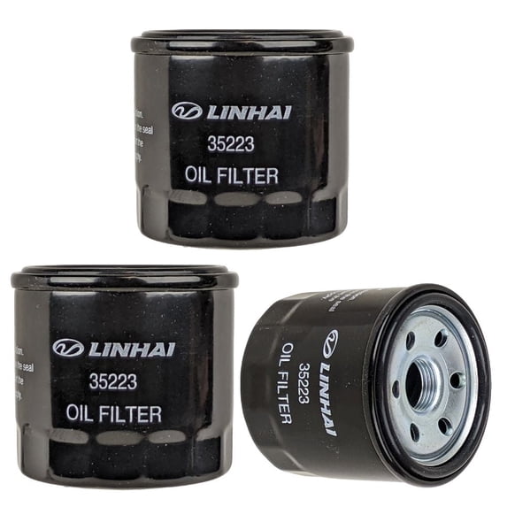 Genuine Oil Filter which Compatible for Linhai 500 & 550 ATVs, ATV 500-D, 500 ATV-D T3b, 500 ATV-D, M 550 EFI - Pack of 3
