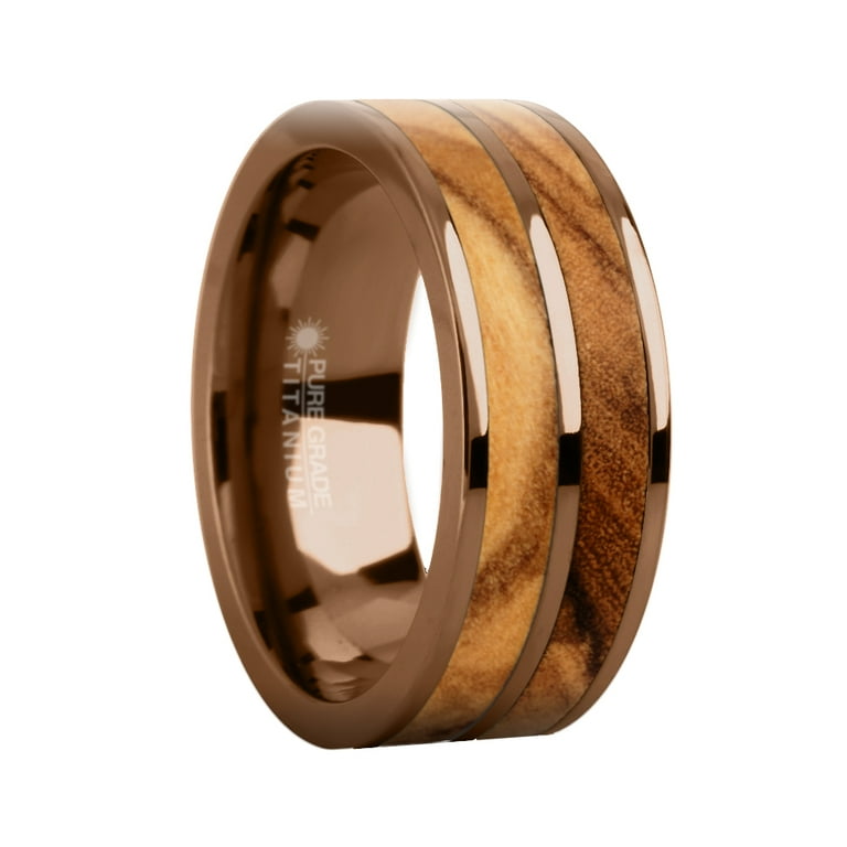 Walmart mens deals wedding bands titanium