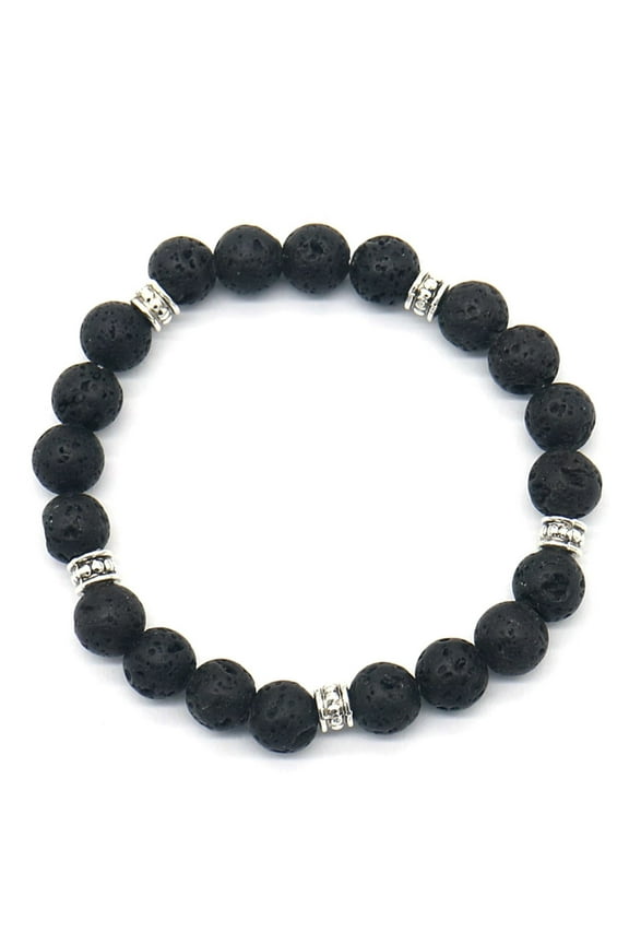 Onyx Gemstone Healing Bracelet, Black