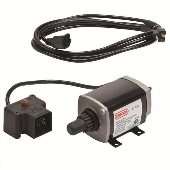Genuine Oregon 33-738 Electric Starter Motor 120V that Replaces Tecumseh Part Number 33329E