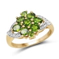 thumbnail image 1 of Genuine Oval Chrome Diopside Ring in Sterling Silver - Size 7.00, 1 of 3