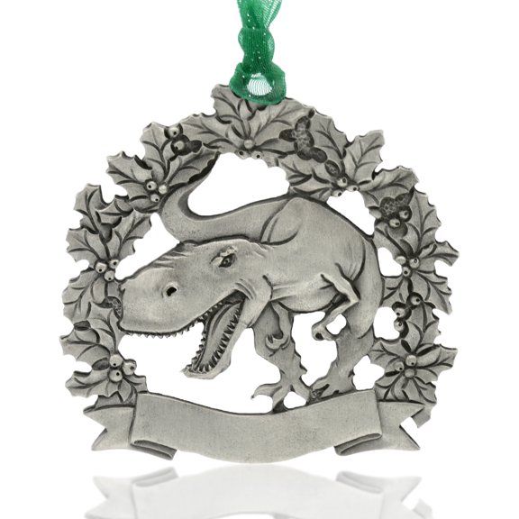 Genuine Pewter T-Rex Ornament