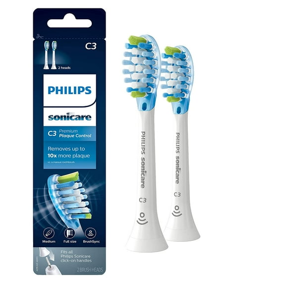 Philips Sonicare C3 Plaque Control 2 Replacement Brush Heads