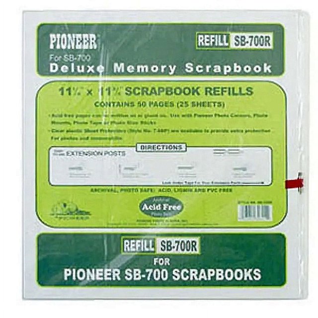 Genuine Pioneer Scrapbook SB700R Refill Pages
